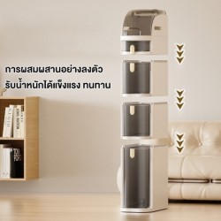 Jumper Kids ชั้นวางของ ตู้เก็บของ ตู้ลิ้นชัก สำหรับที่แคบ มีล้อเลื่อน รับน้ำหนักได้เยอะ แข็งแรงทนทาน รุ่นใหม่ สีครีม