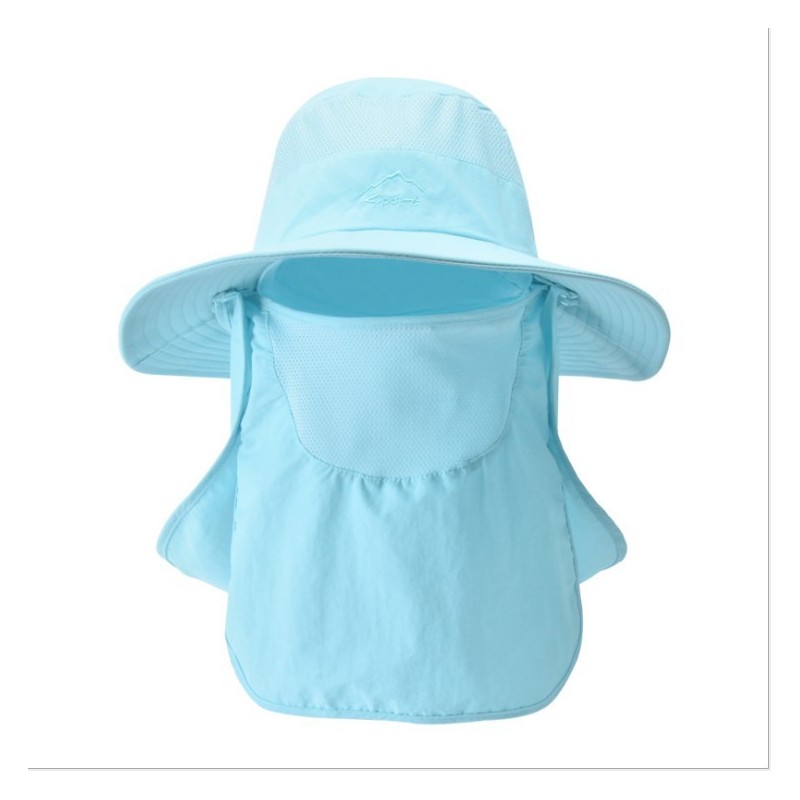 Jumper หมวกกันแดด 360 องศา มีผ้า มีหน้ากาก คลุมหน้า กัน UV ทรงปีกรอบ สำหรับทำงาน กลางแจ้ง เดินป่า