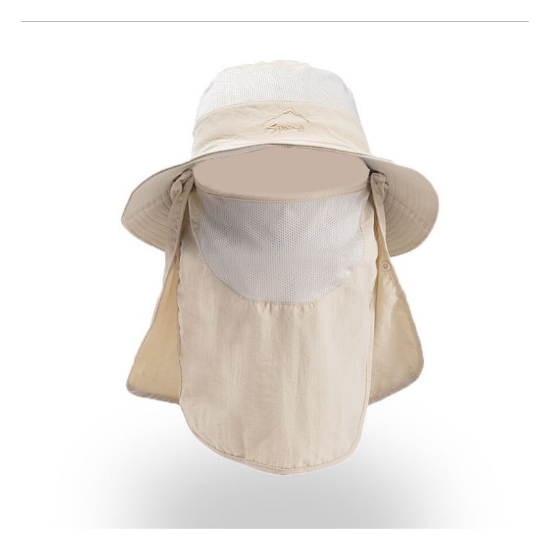 Jumper หมวกกันแดด 360 องศา มีผ้า มีหน้ากาก คลุมหน้า กัน UV ทรงปีกรอบ สำหรับทำงาน กลางแจ้ง เดินป่า