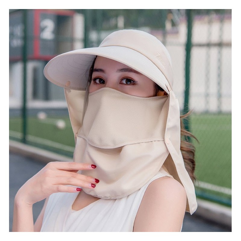 Jumper Kids หมวกกันแดด 360 องศา ป้องกันความร้อน, UV ลม - กันฝุ่น ทรงสวยงาม มีผ้าคลุมหน้า ทรงปีกกว้าง