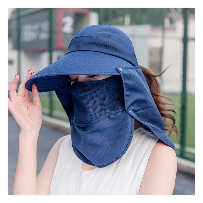 Jumper Kids หมวกกันแดด 360 องศา ป้องกันความร้อน, UV ลม - กันฝุ่น ทรงสวยงาม มีผ้าคลุมหน้า ทรงปีกกว้าง