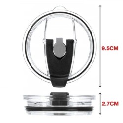 ฝาแก้ว ฝาปิดแก้ว สำหรับเก็บความเย็น Rocky Mountain และยี่ห้ออื่น กันน้ำหก ขนาด 30oz 20oz