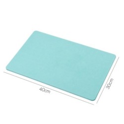 Jumper พรมเช็ดเท้าแร่หิน ขนาด 40 x 30 x 0.8 CM. พรมหินเช็ดเท้า ผลิตจากแร่หินภูเขาไฟจากญี่ปุ่น ยับยั้งแบคทีเรีย