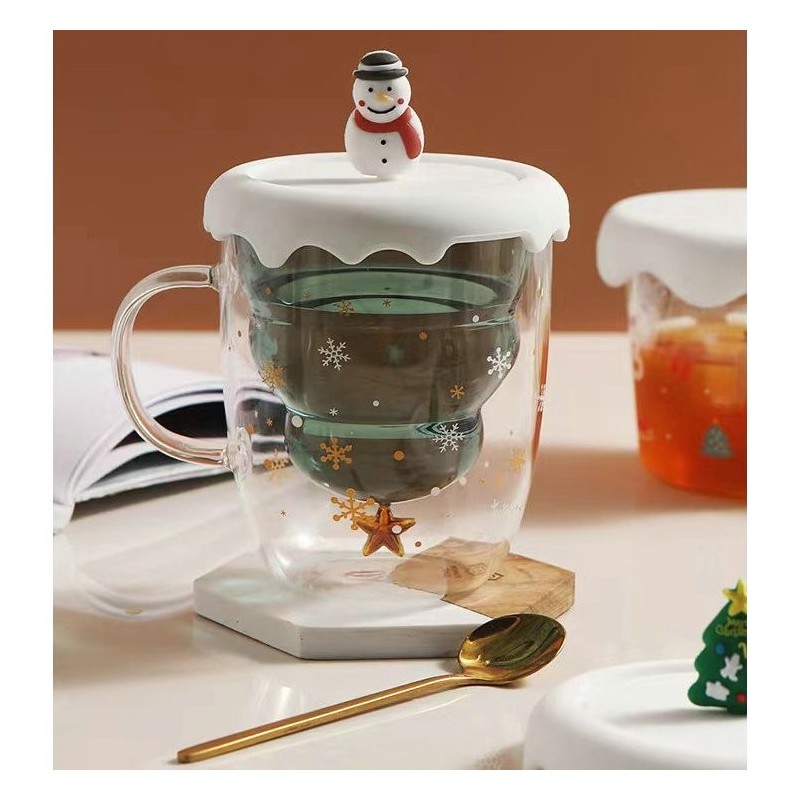 Jumper Kids แก้วน้ำ แก้วน้ำคริสต์มาส สองชั้น ความจุ 300 ml.