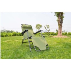 Jumper Kids เก้าอี้ผ้าใบพับได้ เตียงสนาม เก้าอี้ปรับนอนและพับเก็บได้ สะดวกต่อการเคลื่อนย้าย ขนาด 153x60x79 cm.