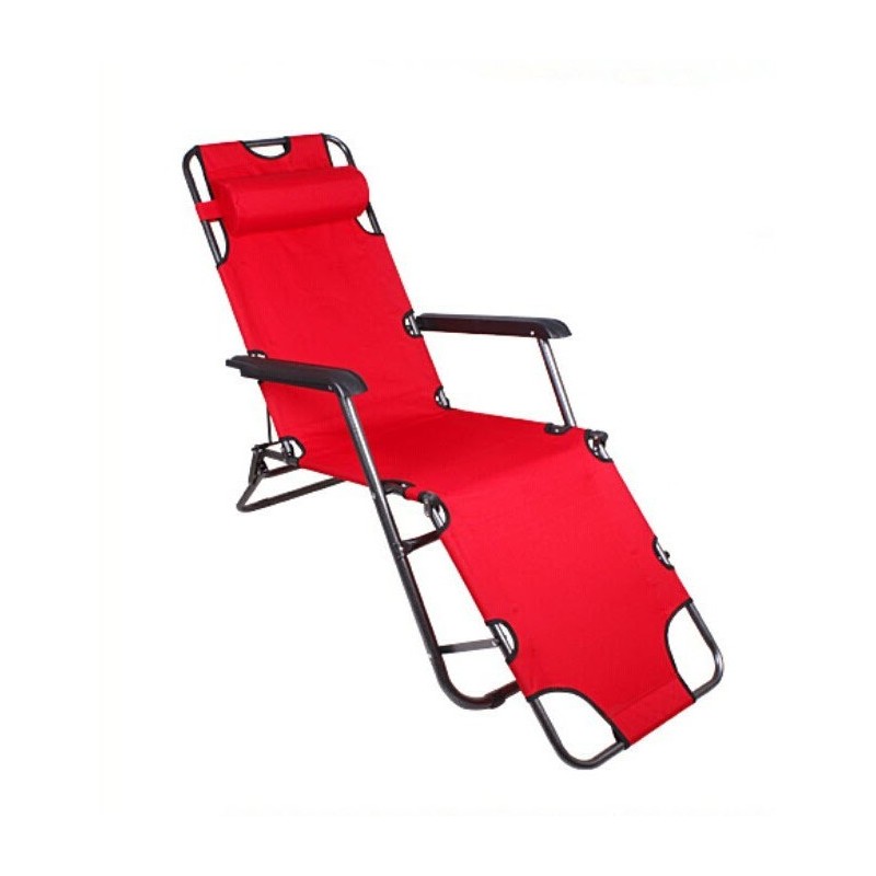 Jumper Kids เก้าอี้ผ้าใบพับได้ เตียงสนาม เก้าอี้ปรับนอนและพับเก็บได้ สะดวกต่อการเคลื่อนย้าย ขนาด 153x60x79 cm.