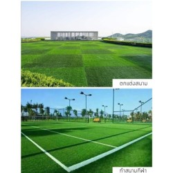 Jumper Kids หญ้าเทียม หญ้าปูพื้น หญ้าตกแต่งสวน ปูพื้น หน้ากว้าง 2x1 เมตร(2 ตร.ม.) หญ้าสูง 1 ซม.