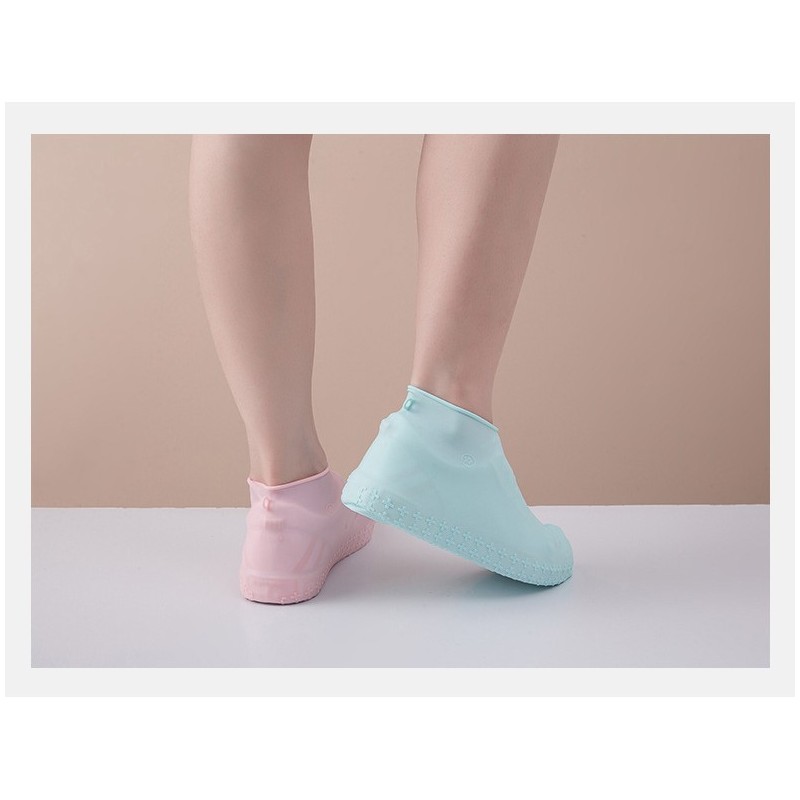 Jumper Kids ซิลิโคนรองเท้ากันฝน  Rain Cusodie ที่คลุมรองเท้า พร้อมพื้นยางกันลื่น