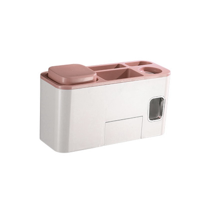 Jumper Kids ที่แขวนแปรงสีฟัน ที่บีบยาสีฟันอัตโนมัติ พร้อมแก้ว ติดตั้งง่ายไม่ต้องเจาะผนัง