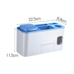 Jumper Kids ที่แขวนแปรงสีฟัน ที่บีบยาสีฟันอัตโนมัติ พร้อมแก้ว ติดตั้งง่ายไม่ต้องเจาะผนัง