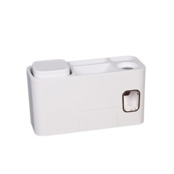 Jumper Kids ที่แขวนแปรงสีฟัน ที่บีบยาสีฟันอัตโนมัติ พร้อมแก้ว ติดตั้งง่ายไม่ต้องเจาะผนัง