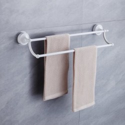 Jumper Kids ราวแขวนผ้า ราวแขวนในห้องน้ำ ราวแขวนอเนกประสงค์ ไม่ต้องเจาะผนัง ราวคู่ ขนาด 65 cm.