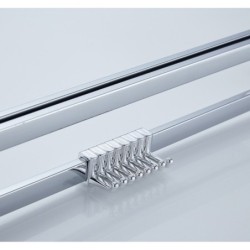 Jumper Kids ราวแขวนผนัง ราวแขวนในห้องน้ำ ราวแขวนอเนกประสงค์ ไม่ต้องเจาะผนัง พร้อมตะกร้า ขนาด 49 cm.