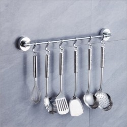 Jumper Kids ราวแขวนผ้า ราวแขวนในห้องน้ำ ราวแขวนอเนกประสงค์ พร้อมที่แขวน ไม่ต้องเจาะผนัง ขนาด 61 cm.