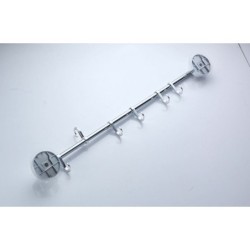 Jumper Kids ราวแขวนผ้า ราวแขวนในห้องน้ำ ราวแขวนอเนกประสงค์ พร้อมที่แขวน ไม่ต้องเจาะผนัง ขนาด 61 cm.