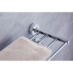 Jumper Kids ราวแขวนผ้า ราวแขวนผ้าในห้องน้ำ ราวแขวนติดผนัง ไม่ต้องเจาะผนัง ขนาด 58 cm.