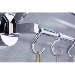 Jumper Kids ราวแขวนผ้า ราวแขวนผ้าในห้องน้ำ ราวแขวนติดผนัง ไม่ต้องเจาะผนัง ขนาด 58 cm.