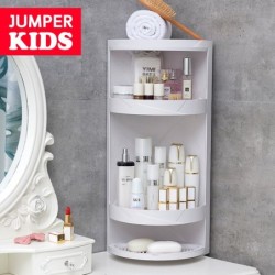 Jumper Kids ชั้นวางของเข้ามุม ชั้นวางอเนกประสงค์ ไม่ต้องเจาะผนัง เปิดปิดได้