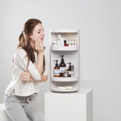 Jumper Kids ชั้นวางของเข้ามุม ชั้นวางอเนกประสงค์ ไม่ต้องเจาะผนัง เปิดปิดได้