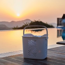 Jumper Kids ตะกร้าอเนกประสงค์ 2-4 ชั้น ตะกร้าผ้า มีล้อ วัสดุแข็งแรงทนทาน พร้อมตะกร้าปรับองศา (สีขาว)