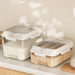 Jumper Kids ถังเก็บข้าวสาร กล่องเก็บข้าวสาร อาหารแห้ง 10-20 ลิตร กันแมลงกันความชื้น ฝาปิดแม่เหล็ก เปิดง่ายสะดวกปลอดภัย