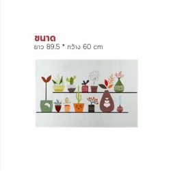 Jumper Kids แผ่นอลูมิเนียมกันน้ำมันกระเด็น แผ่นกันน้ำมัน ฉากกันน้ำมัน แบบติดผนัง ขนาด 89.5 x 60 cm.