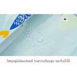 Jumper Kids แผ่นอลูมิเนียมกันน้ำมันกระเด็น แผ่นกันน้ำมัน ฉากกันน้ำมัน แบบติดผนัง ขนาด 89.5 x 60 cm.