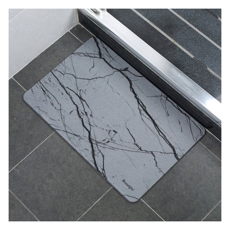 Jumper Kids พรมเช็ดเท้าแร่หิน ขนาด 60 x 39 x 1CM. ผลิตจากแร่หินภูเขาไฟจากญี่ปุ่น  ยับยั้งแบคทีเรีย แถมแผ่นยางกันลืน