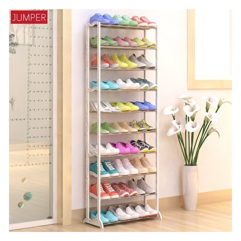 Jumper Kids ชั้นวางรองเท้า ชั้นเก็บรองเท้า  10 ชั้น (30 คู่)