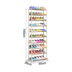 Jumper Kids ชั้นวางรองเท้า ชั้นเก็บรองเท้า  10 ชั้น (30 คู่)