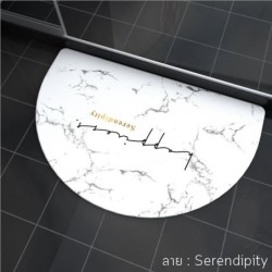 Jumper Kids พรมเช็ดเท้าแร่หิน ขนาด 60 x 39 x 1CM. ผลิตจากแร่หินภูเขาไฟจากญี่ปุ่น  ยับยั้งแบคทีเรีย แถมแผ่นยางกันลืน