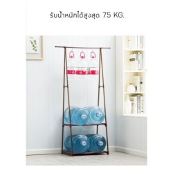 ราวแขวนเสื้อ แขวนหมวก ราวตากผ้า  ชั้นวางอเนกประสงค์ มีล้อในตัว (ทรงสามเหลี่ยม)