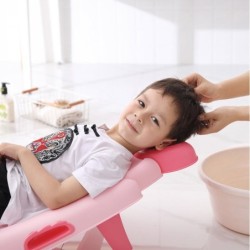 Jumper Kids เตียงสระผมเด็ก ปรับระดับได้ ที่รองหัวเป็นซิลิโคลน TPE นุ่มสบาย (ลายนก)