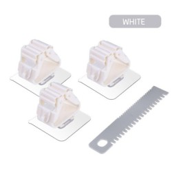 แพค 3 ชิ้น Jumper Kids ที่แขวนไม้กวาด ที่แขวนไม้ถูพื้น แบบติดผนัง ไม่ต้องเจาะผนัง พร้อมที่ทำความสะอาดแปรง