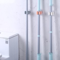 แพค 3 ชิ้น Jumper Kids ที่แขวนไม้กวาด ที่แขวนไม้ถูพื้น แบบติดผนัง ไม่ต้องเจาะผนัง พร้อมที่ทำความสะอาดแปรง