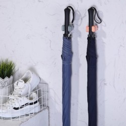 แพค 3 ชิ้น Jumper Kids ที่แขวนไม้กวาด ที่แขวนไม้ถูพื้น แบบติดผนัง ไม่ต้องเจาะผนัง พร้อมที่ทำความสะอาดแปรง