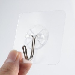 Jumper Kids ตะขอแขวนติดผนัง ที่แขวนติดผนัง ตะขอกาวติดผนัง แบบใสอเนกประสงค์ไม่ต้องเจาะ