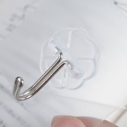 Jumper Kids ตะขอแขวนติดผนัง ที่แขวนติดผนัง ตะขอกาวติดผนัง แบบใสอเนกประสงค์ไม่ต้องเจาะ