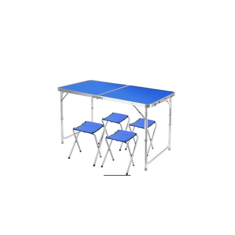 Jumper Kids โต๊ะปิกนิกพับได้  ขายของ อลูมิเนียม อเนกประสงค์ ปรับระดับได้ ขนาด 120x60x70