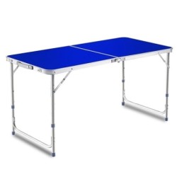 Jumper Kids โต๊ะปิกนิกพับได้  ขายของ อลูมิเนียม อเนกประสงค์ ปรับระดับได้ ขนาด 120x60x70