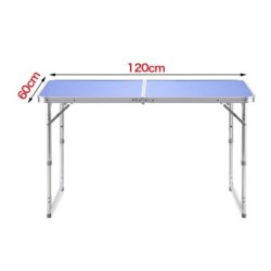 Jumper Kids โต๊ะปิกนิกพับได้  ขายของ อลูมิเนียม อเนกประสงค์ ปรับระดับได้ ขนาด 120x60x70