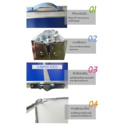 Jumper Kids โต๊ะปิกนิกพับได้  ขายของ อลูมิเนียม อเนกประสงค์ ปรับระดับได้ ขนาด 120x60x70