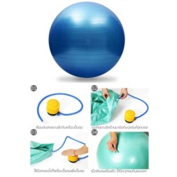 10448869 Jumper Kids ลูกบอลโยคะ ขนาด 65 CM แถมฟรีที่สูบลม Yoga Ball