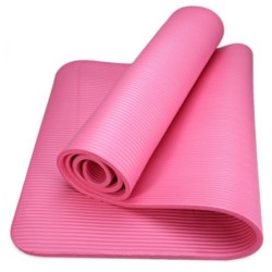 Jumper เสื่อโยคะ หนา 6-10mm. ขนาด Yoga Mat 183x61 cm พร้อมถุงใส่และสายรัด แผ่นรองโยคะ วัสดุ NBR TPE