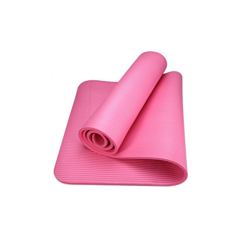 Jumper เสื่อโยคะ หนา 6-10mm. ขนาด Yoga Mat 183x61 cm พร้อมถุงใส่และสายรัด แผ่นรองโยคะ วัสดุ NBR TPE
