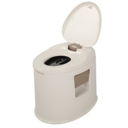 Jumper kids สุขาเคลื่อนที่ สุขาผู้ป่วย  มีที่กันลื่น พร้อมถังและฝาปิด 1 ชุด +ที่ใส่ทิชชู (สีน้ำตาล)