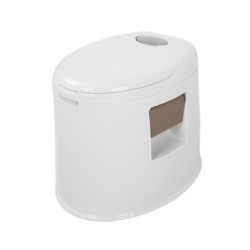 Jumper kids สุขาเคลื่อนที่ สุขาผู้ป่วย  มีที่กันลื่น พร้อมถังและฝาปิด 1 ชุด +ที่ใส่ทิชชู (สีน้ำตาล)