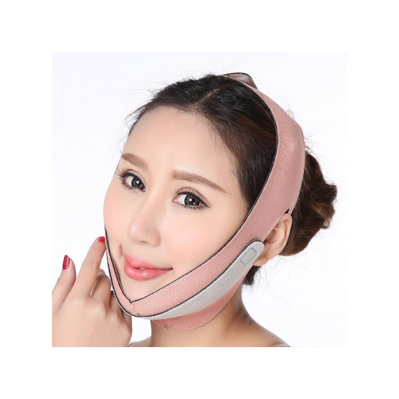 Jumper Kids ผ้ารัดหน้าเรียว วีเชฟ เพื่อโครงหน้าที่สวยงามหากใช้เป็นประจำ - สีโอรส