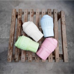 Jumper Kids แก้วสแตนเลส เก็บความเย็น ขนาด 450ml พร้อมฝาทรงใหม่และสายคล้อง ในชุดมีหลอดและยางซิลิโคน