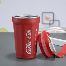 Jumper Kids แก้วเก็บอุณหภูมิ Coffee Cup สแตนเลส เกรด 304 เก็บความเย็น เก็บความร้อน ยกดื่มได้ พร้อมสายรัดข้อมือ